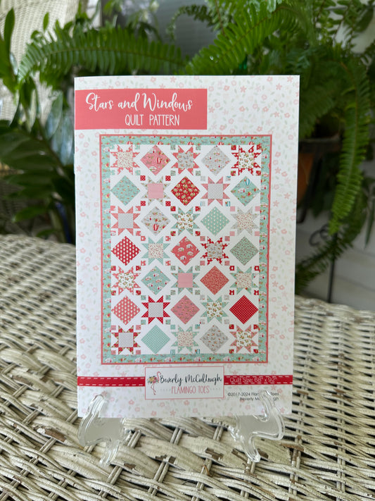 Stars and Windows by Beverly McCullough - 6x6 blocks - NEW 2025