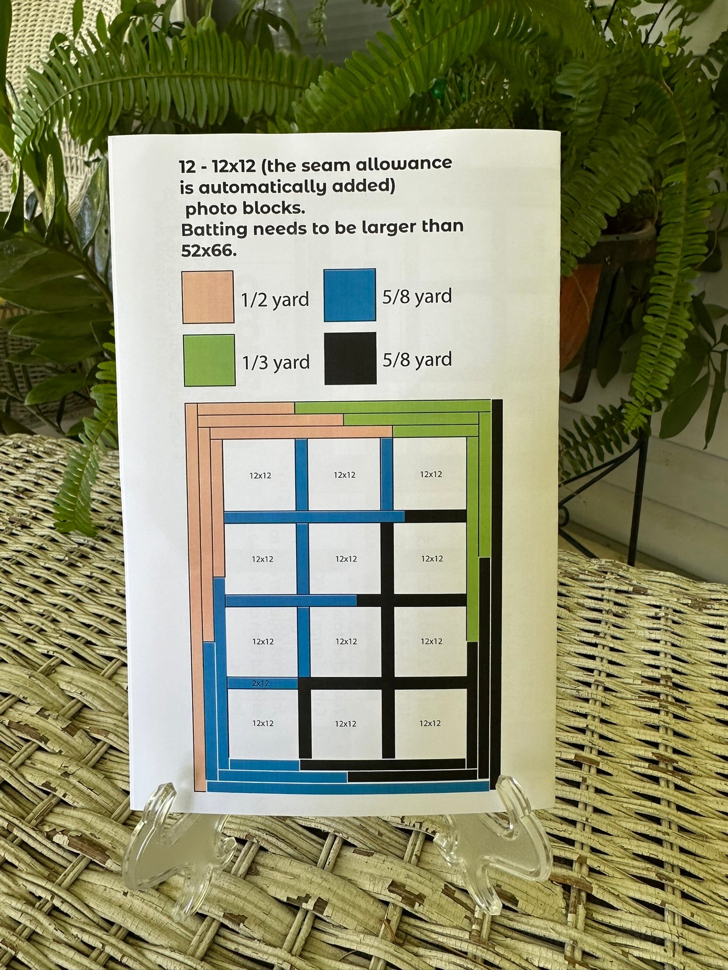 Cascading Border Quilt by Lori McCroskey, Photo Quilt Blocks - 12 inch finished photo blocks