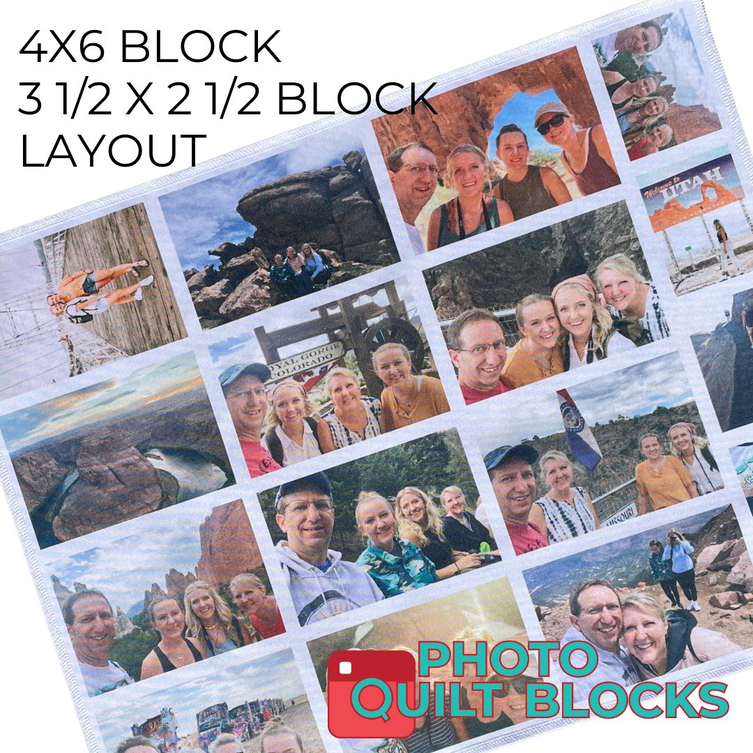 4 x 6 Fat Quarter Fabric Layouts