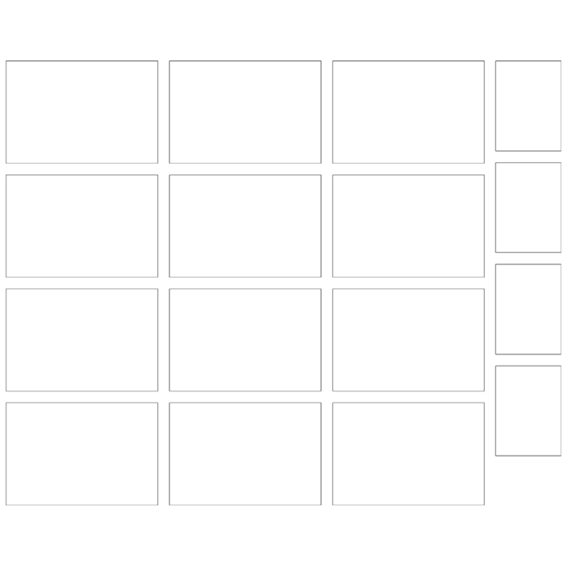 4 x 6 Fat Quarter Fabric Layouts