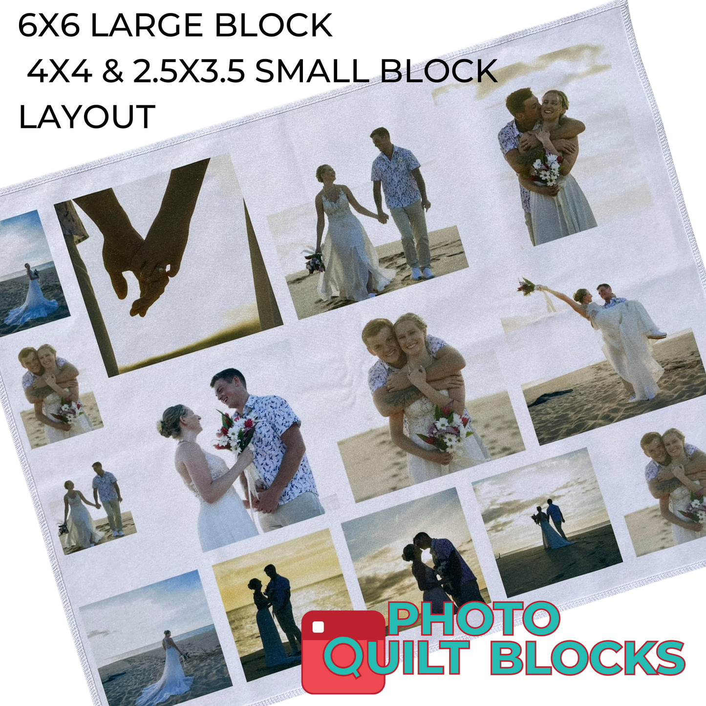 6 x 6 Fat Quarter Fabric Layouts