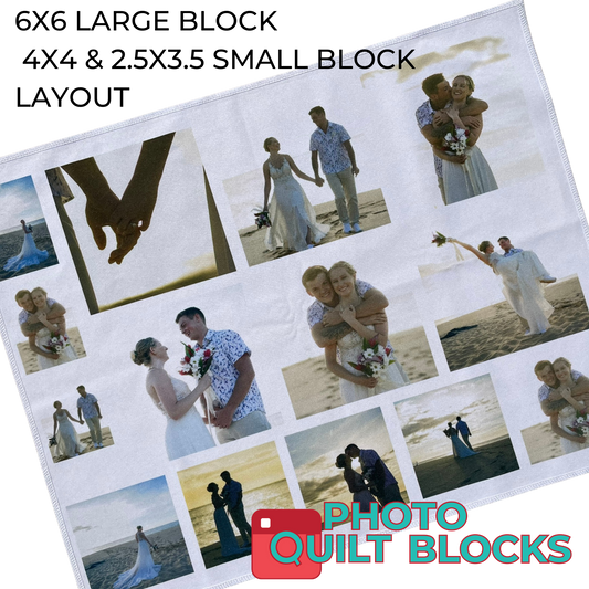 6 x 6 Fat Quarter Fabric Layouts