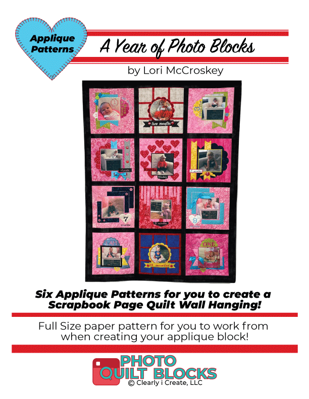 A Year of Photo Blocks Pattern - It's time to Scrap-Block!