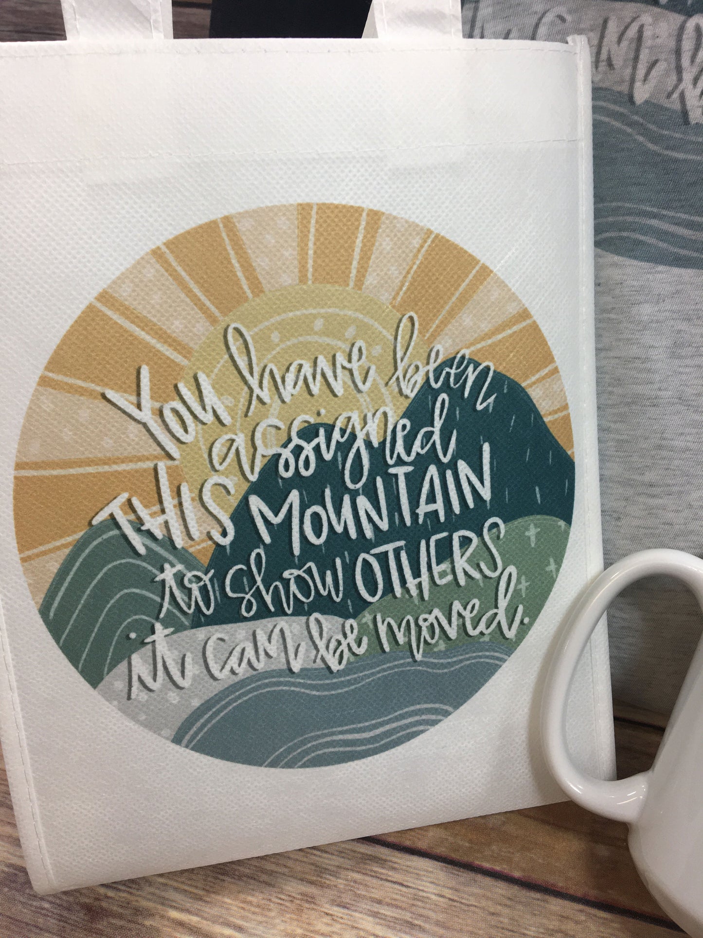 Mountain Assignment tshirt mug and gift bag! FREE SHIPPING on orders over $35!