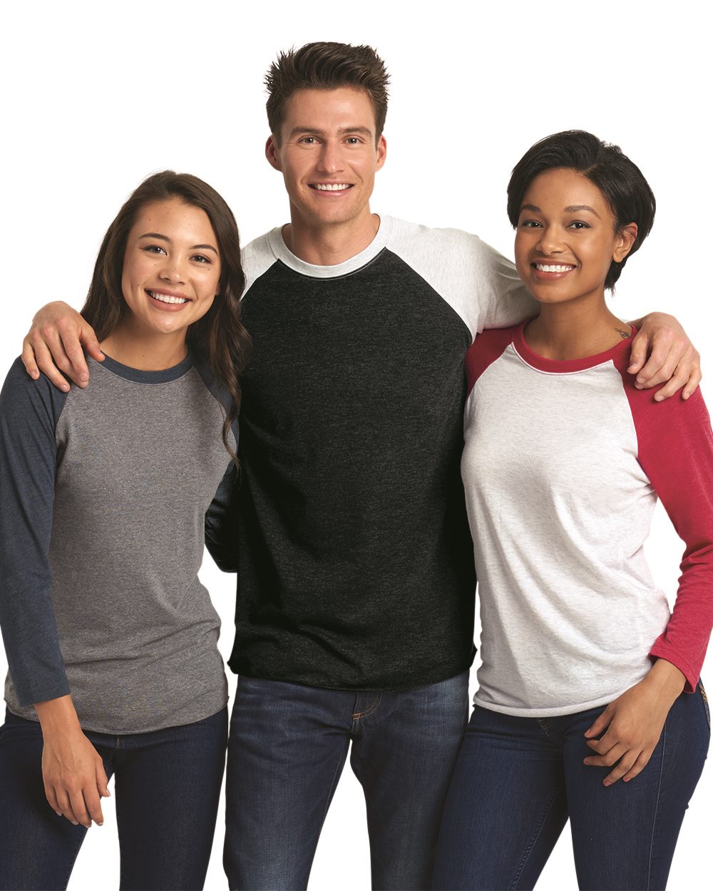 Next level tshirt on model