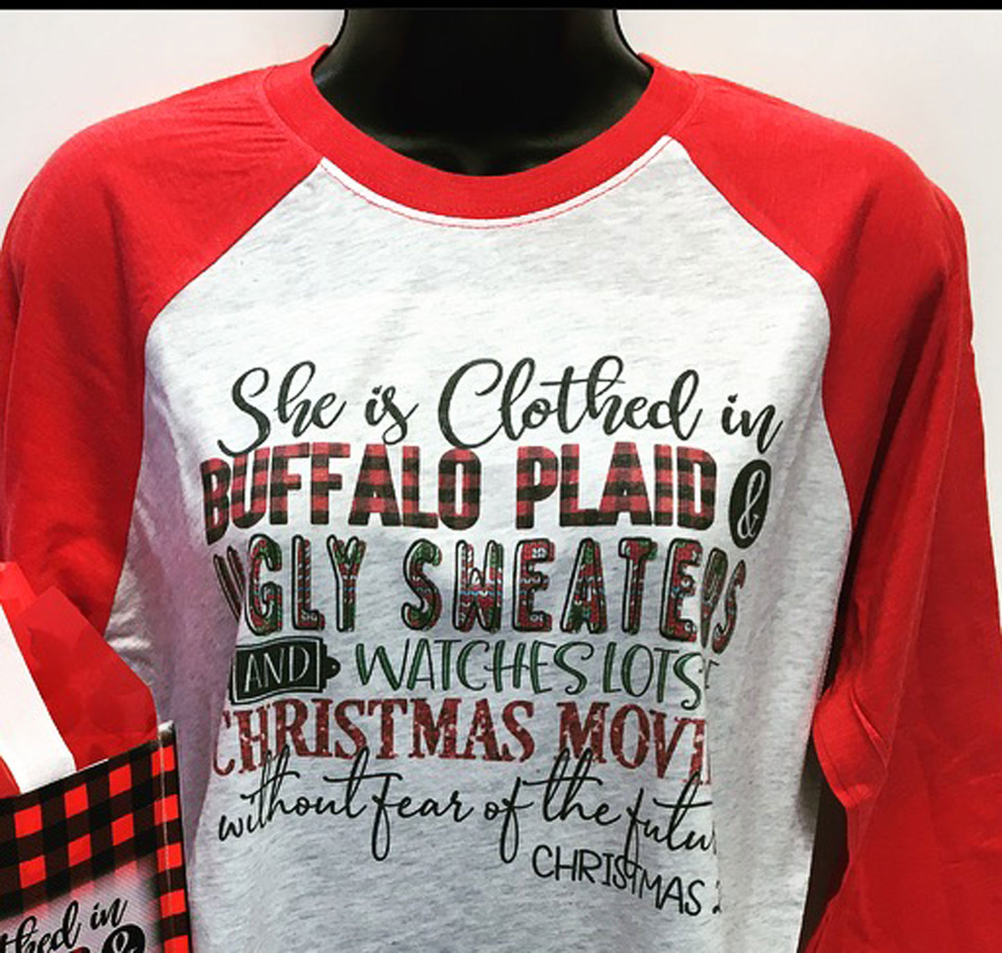 She is Clothed Christmas Lover Tshirt, Mug, Gift Bag set - FREE SHIPPING