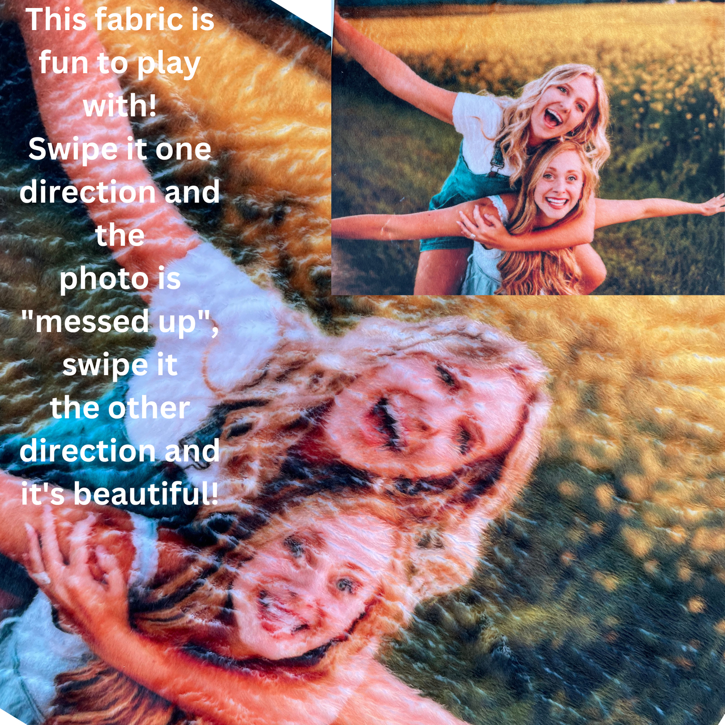 Photo Quilt Block - Snuggle Velour | Perfect for projects that need a little softness and cuddliness