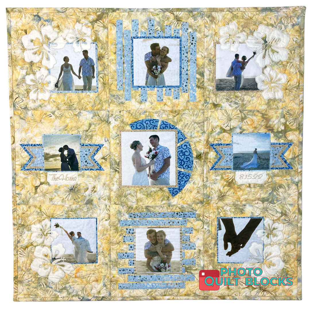 Hibiscus Quartet Pattern - It's time to Scrap-Block!