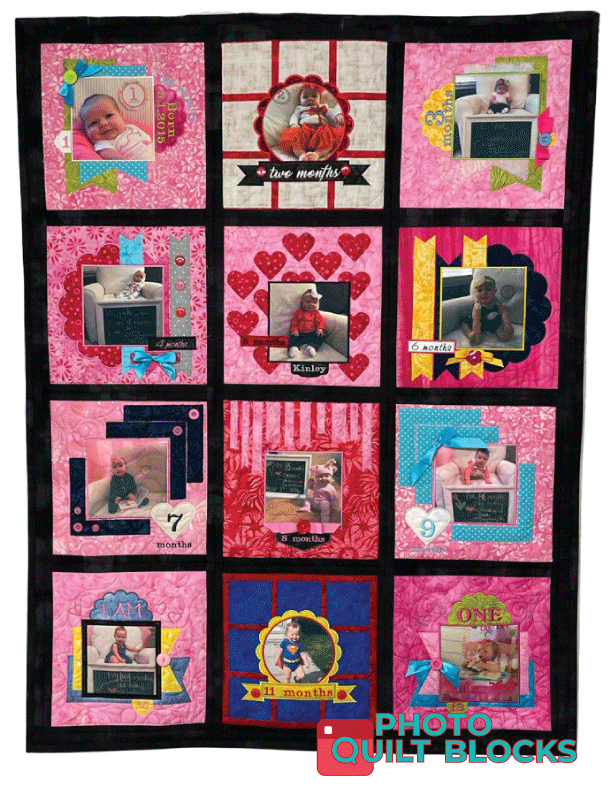 A Year of Photo Blocks Pattern - It's time to Scrap-Block!