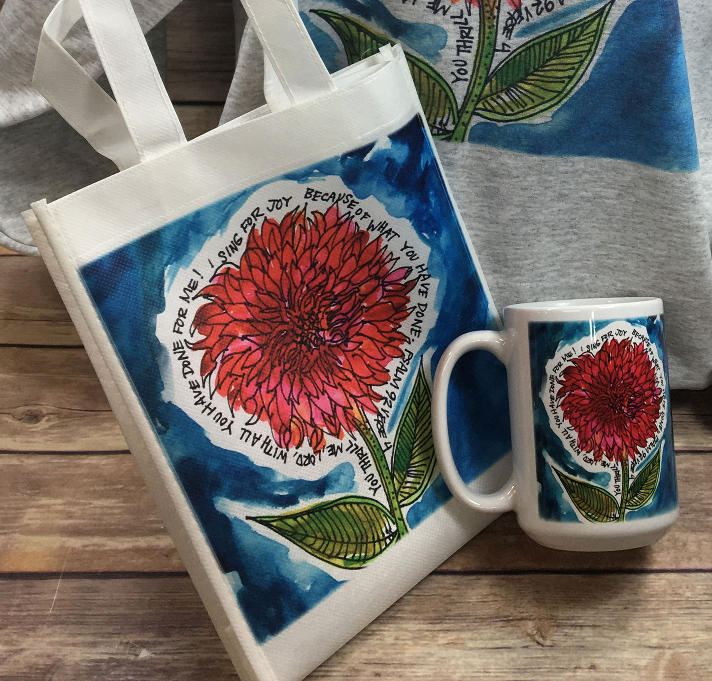 Sing For Joy sweatshirt, mug, bag set - FREE SHIPPING