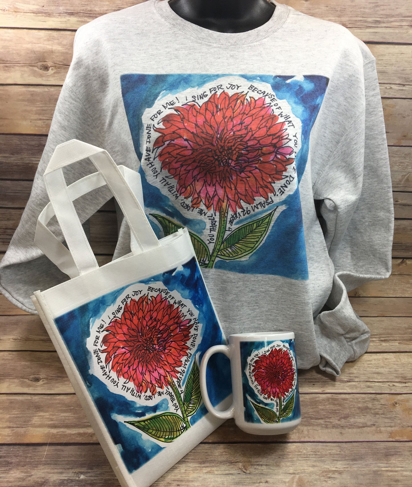 Sing For Joy sweatshirt, mug, bag set - FREE SHIPPING