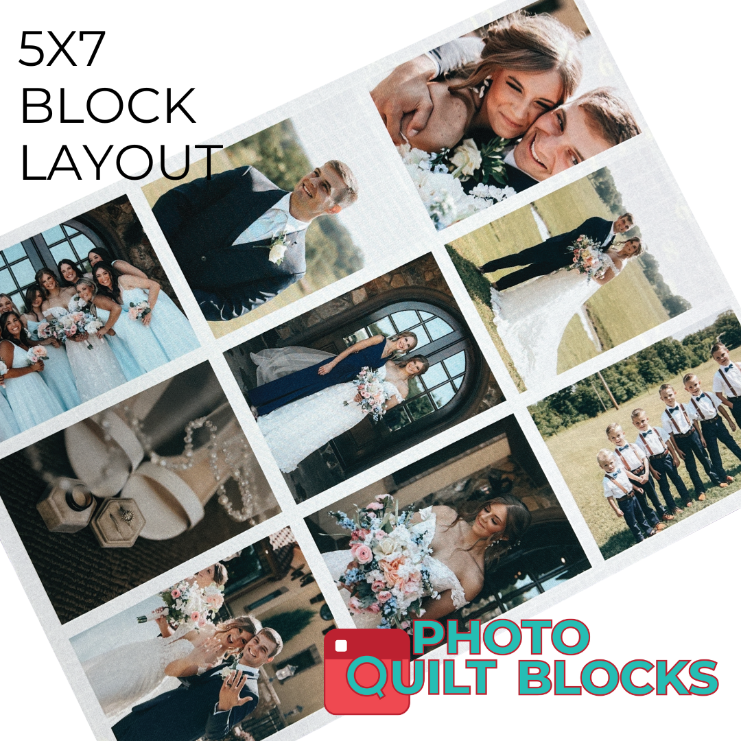 5X7 Fat Quarter Fabric Layouts