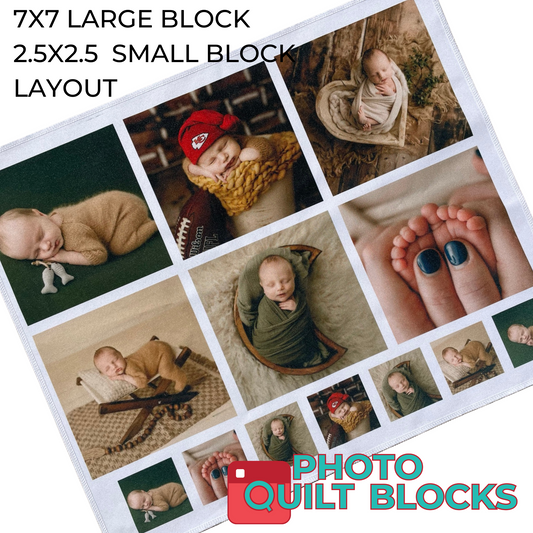 7 x 7 Fat Quarter Fabric Layouts | The Thistle