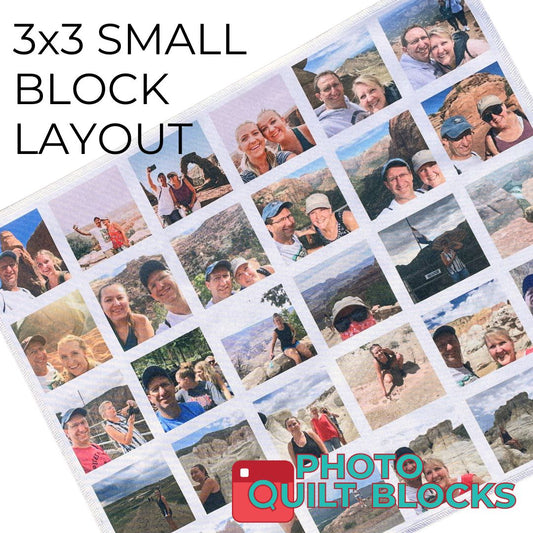 3 x 3 Fat Quarter Fabric Layouts | The Thistle