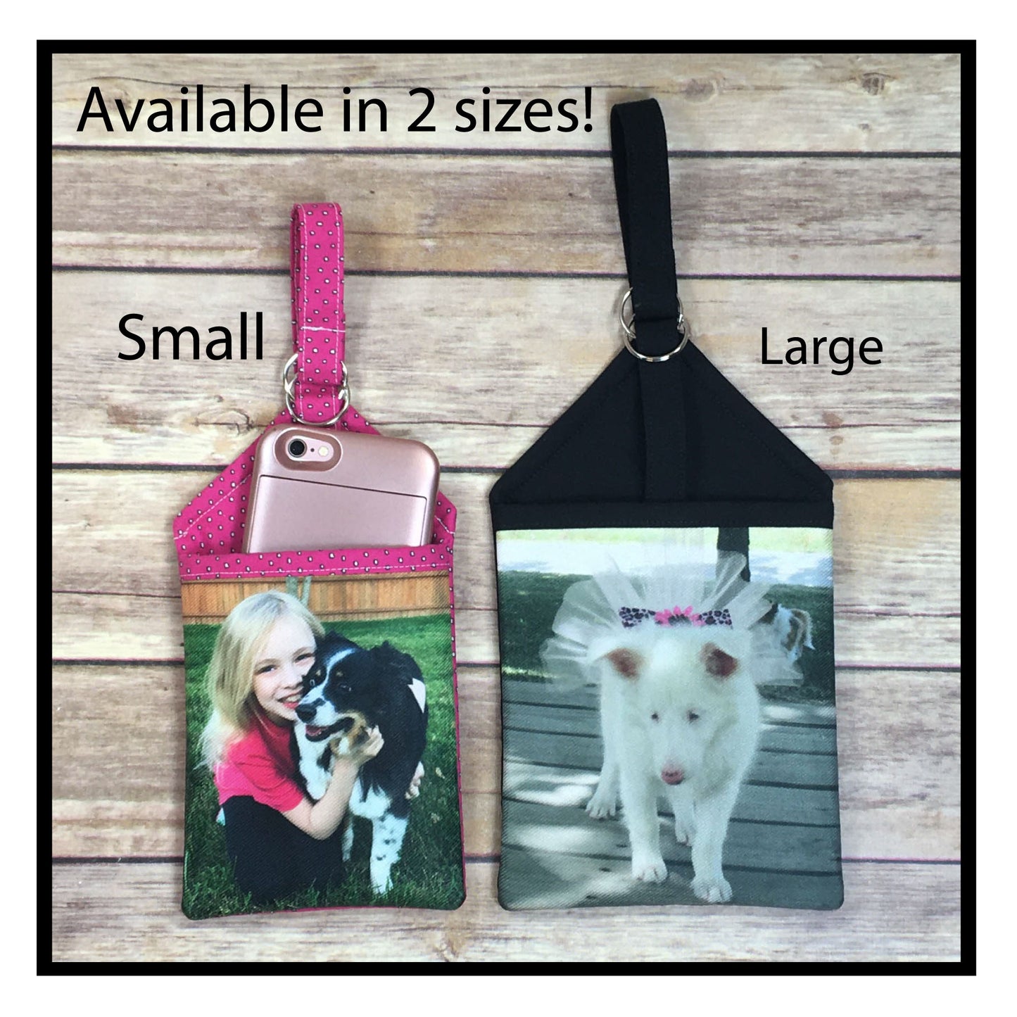 Small Cell Phone Pocket personalized with custom photo!