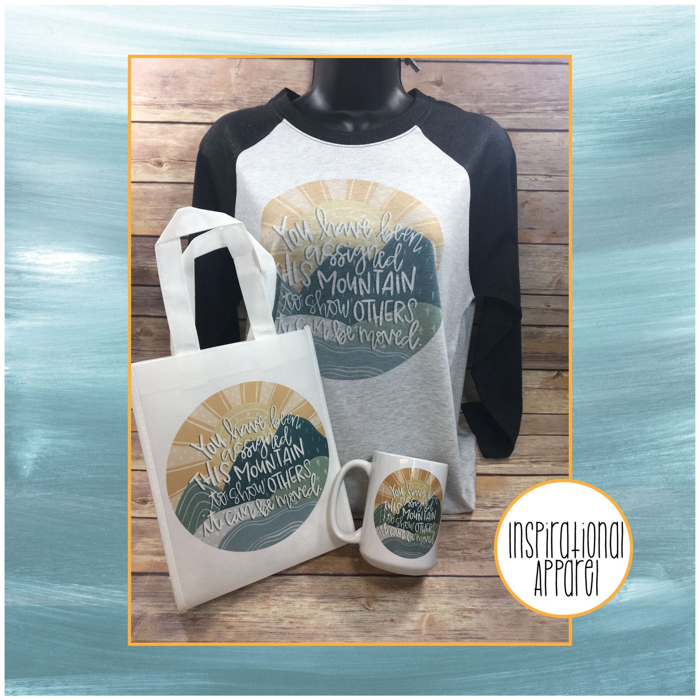 Mountain Assignment tshirt mug and gift bag!  FREE SHIPPING on orders over $35!