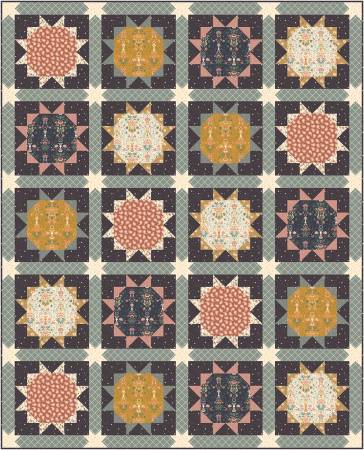 Eclipse Quilt Pattern by Frannie B Quilt Co - 8x8 inch blocks