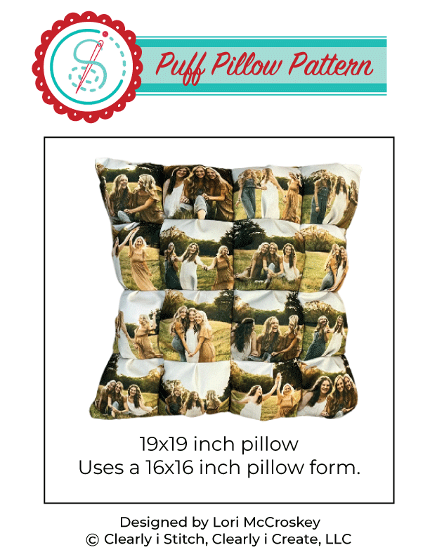 Puff PIllow Pattern by Lori McCroskey