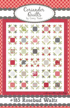 Rosebud Waltz by Coriander Quilts - 5x5 blocks