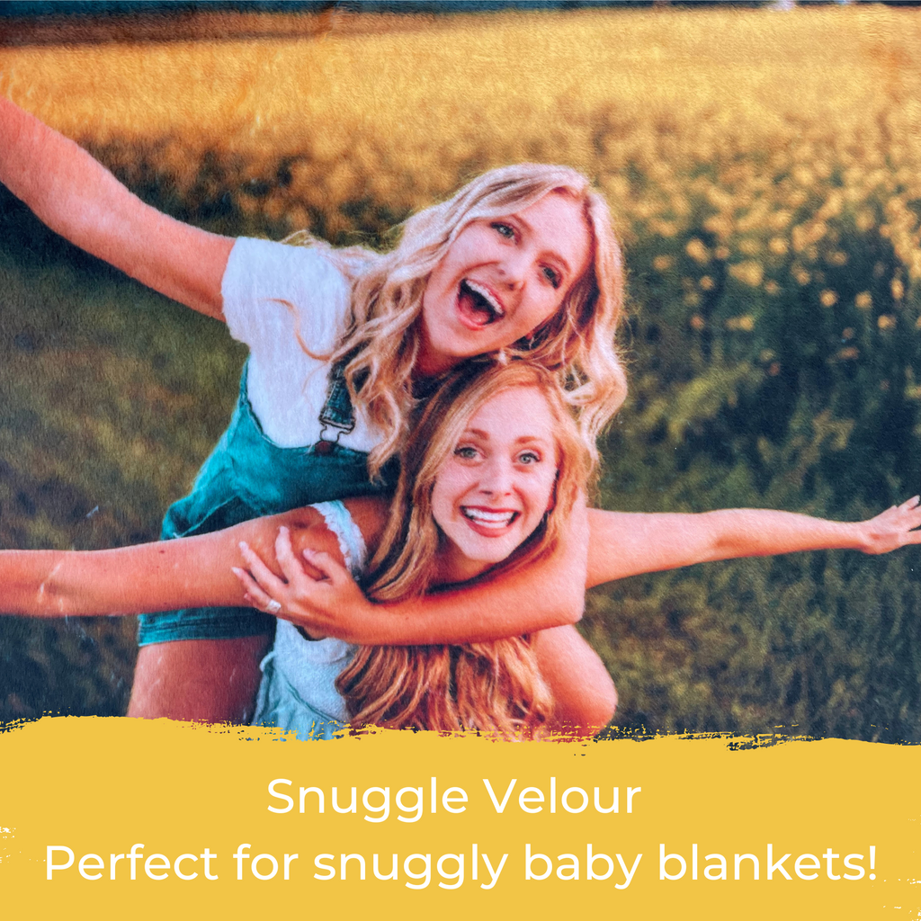 Photo Quilt Block - Snuggle Velour | Perfect for projects that need a little softness and cuddliness
