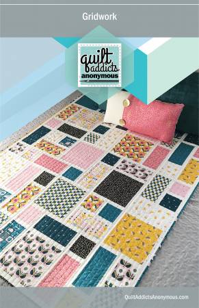 Gridwork Quilt Pattern by Quilt Addicts Anonymous - 9x9 and 4x4 blocks